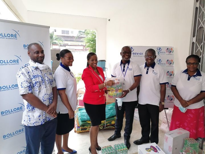 Bolloré Transport & Logistics au sécours des enfants victimes du VIH-SIDA en Côte d’Ivoire